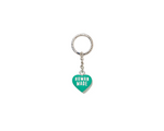 Load image into Gallery viewer, Human Made Heart Rubber Keychain Green
