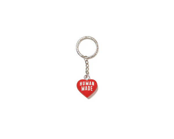 Human Made Heart Rubber Keychain Red