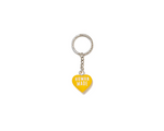 Load image into Gallery viewer, Human Made Heart Rubber Keychain Yellow
