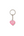 Human Made Heart Rubber Keychain Pink