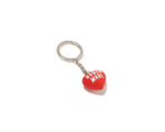 Load image into Gallery viewer, Human Made Heart Rubber Keychain Red
