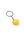 Human Made Heart Rubber Keychain Yellow