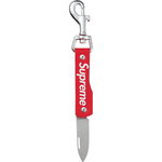 Load image into Gallery viewer, Supreme Leather Clip Knife Red
