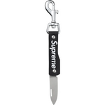 Load image into Gallery viewer, Supreme Leather Clip Knife Black
