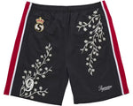 Load image into Gallery viewer, Supreme Floral Soccer Short Black
