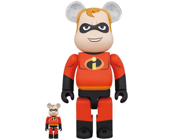 Bearbrick Disney Pixar Mr. Incredible 100% & 400% Set