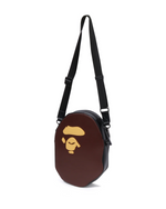 Load image into Gallery viewer, Bape Ape Head Shoulder Bag Brown

