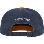 Load image into Gallery viewer, Supreme PIGMENT COATED 2-TONE S LOGO 6-PANEL Navy-Yellow
