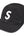 Supreme PIGMENT COATED 2-TONE S LOGO 6-PANEL Black