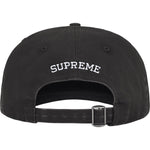 Load image into Gallery viewer, Supreme PIGMENT COATED 2-TONE S LOGO 6-PANEL Black
