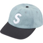 Load image into Gallery viewer, Supreme PIGMENT COATED 2-TONE S LOGO 6-PANEL Denim
