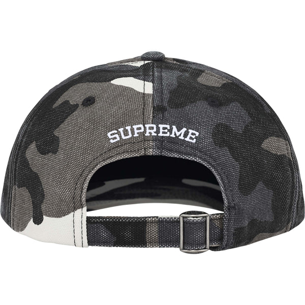 Supreme PIGMENT COATED 2-TONE S LOGO 6-PANEL Snow Camo