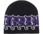 Load image into Gallery viewer, Supreme New Era Outline Beanie Black
