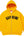 Supreme Arc Thermal Lined Zip Up Hooded Sweatshirt Yellow