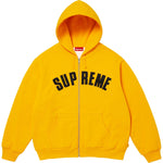 Load image into Gallery viewer, Supreme Arc Thermal Lined Zip Up Hooded Sweatshirt Yellow
