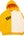 Supreme Arc Thermal Lined Zip Up Hooded Sweatshirt Yellow