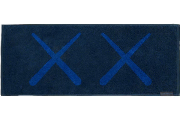 KAWS Holiday Towel Navy (Framed)