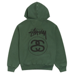 Load image into Gallery viewer, Stussy Stock Link Zip Hoodie Pigment Dyed Pine
