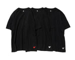 Load image into Gallery viewer, Human Made 3-Pack T-Shirt Set Black
