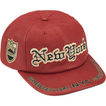 Load image into Gallery viewer, Supreme New York Leather 6-Panel Red
