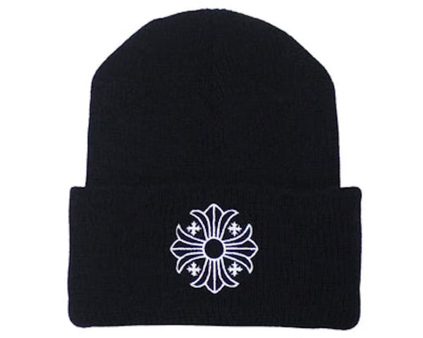 Chrome Hearts Plus Cross Beanie Black