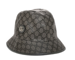Load image into Gallery viewer, Gucci GG Supreme Hat Bucket Fedora Grey Black Graphite Monogram
