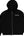Chrome Hearts Scroll Logo Zip Up Hoodie Black