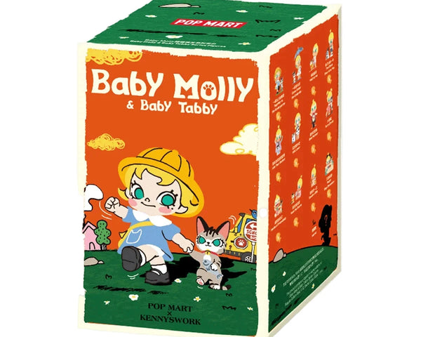 Popmart Baby Molly & Baby Tabby Series Figures Blind box (Sold per piece)