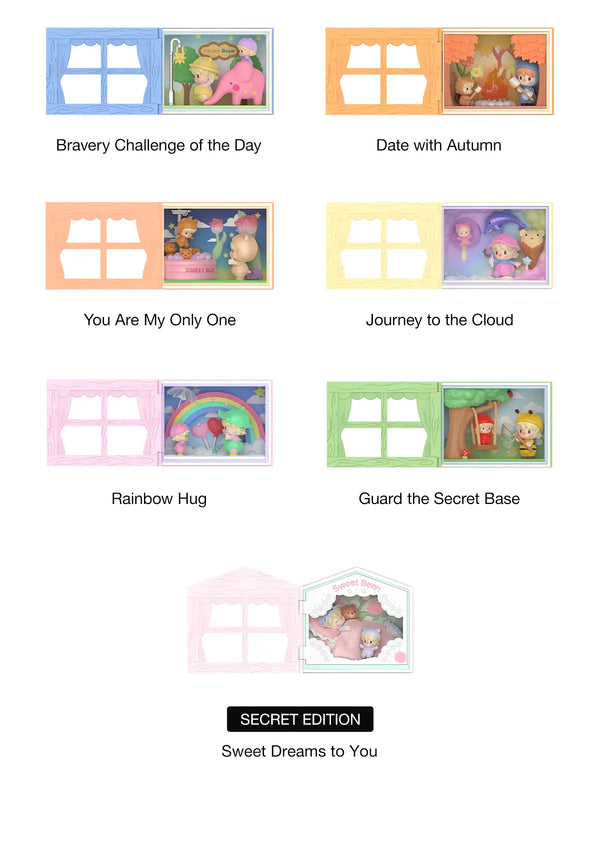 Popmart Sweet Bean Celebrate Ordinary Days Series Scene Sets Blind box (Sold per piece)