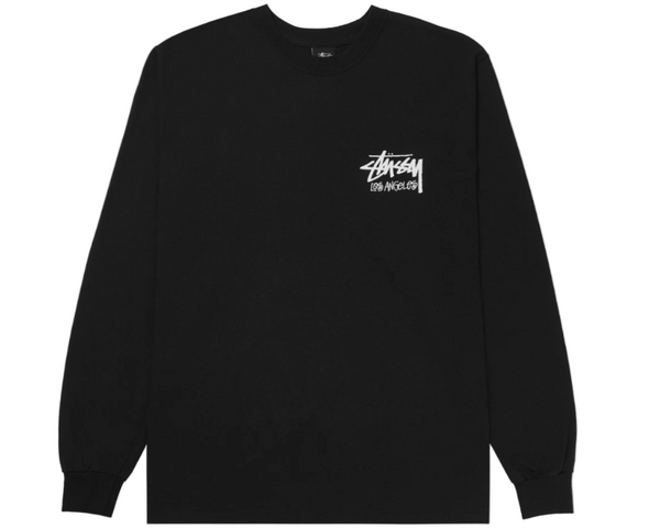 Stussy Stock Los Angeles Crewneck Black