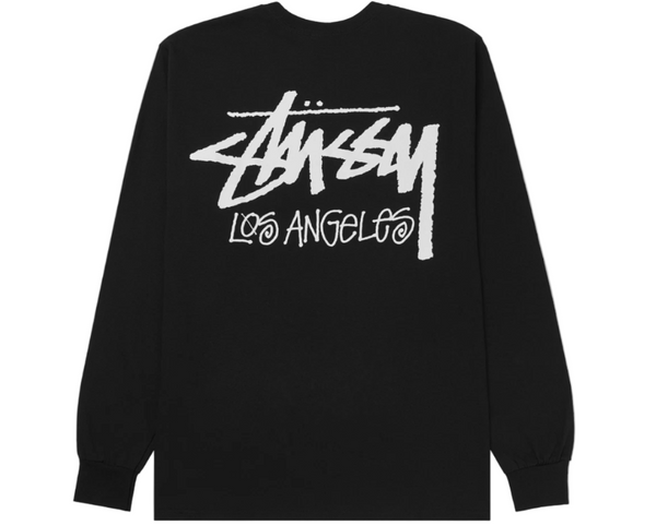 Stussy Stock Los Angeles Crewneck Black