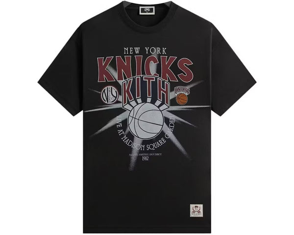 Kith x New York Knicks Madison Square Garden Burst Jones Tee Black