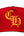 Chrome Hearts Cross Patch 5 Panel Baseball Hat Red Yellow