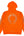 Chrome Hearts Orange & Silver Miami Exclusive Horseshoe Logo Hoodie