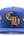 Chrome Hearts Cross Patch 5 Panel Baseball Hat Blue Yellow