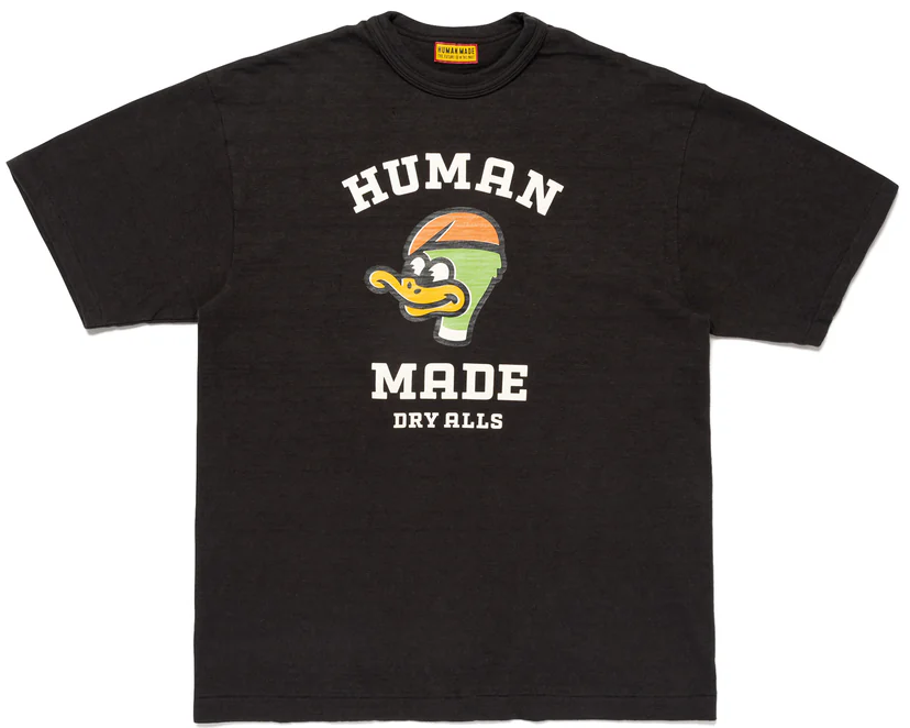 Human Made Duck Graphic Tee Black – shoegamemanila