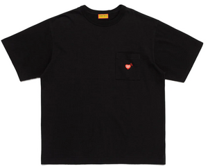 Human Made Heart Pocket T-shirt Black – shoegamemanila