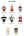 Popmart Why So Serious Series-Vinyl Plush Pendant Blind Box (Sold per piece)