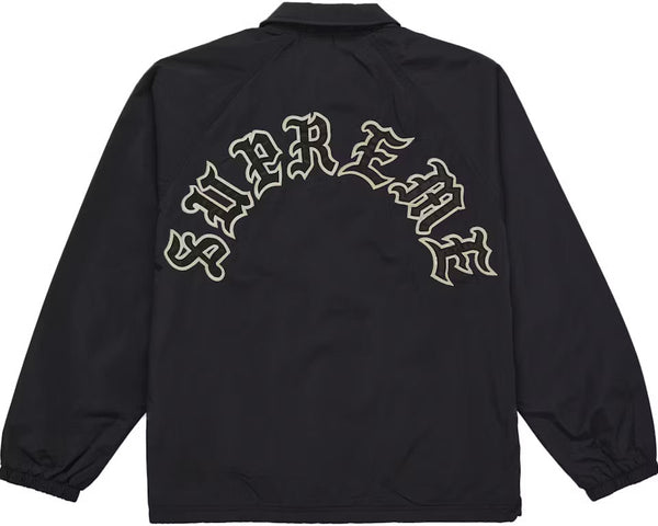 Supreme Old English Arc Coaches Jacket Black