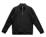 Load image into Gallery viewer, Chrome Hearts  Triple Cross Embroidered Half Zip Hoodie Black
