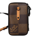 Load image into Gallery viewer, Louis Vuitton x Nigo Double Phone Pouch Damier Ebene Giant Brown (Like new)

