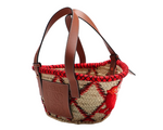 Load image into Gallery viewer, Loewe Women’s Straw Leather Basket Bag (Like new)
