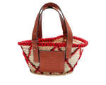 Load image into Gallery viewer, Loewe Women’s Straw Leather Basket Bag (Like new)
