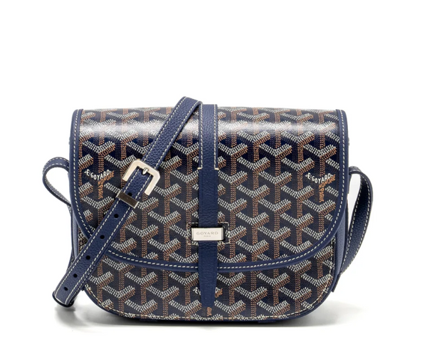 GOYARD Belvedere PM Bag Navy Blue (Like new)