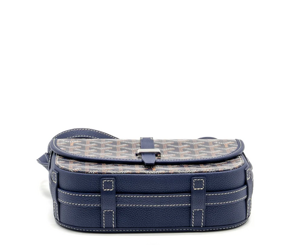 GOYARD Belvedere PM Bag Navy Blue (Like new)
