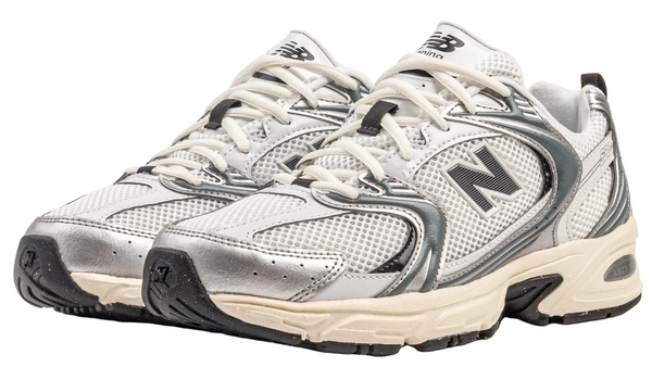 New Balance 530 Silver Metallic Black Cement