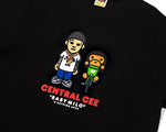 Load image into Gallery viewer, BAPE x Spotify x Central Cee Bax Milo Relaxed Fit Tee Black
