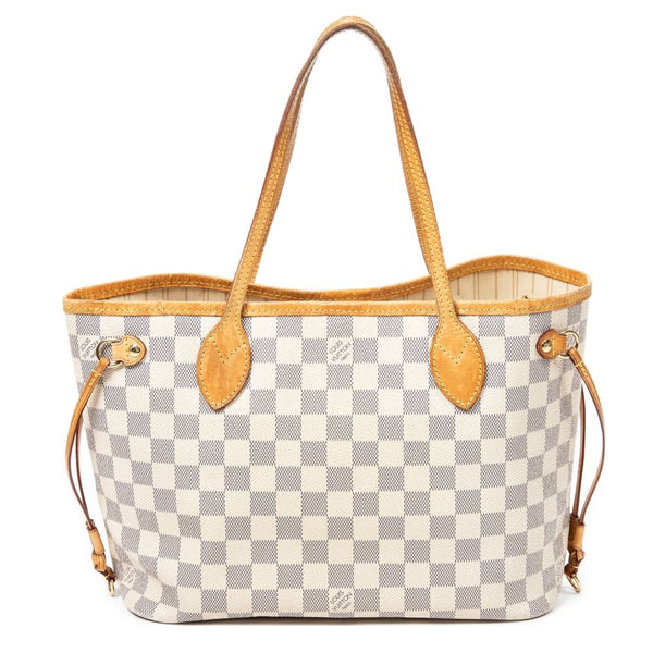 Louis Vuitton Neverfull PM Damier Azur Tote Bag (Like new)