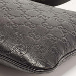 Load image into Gallery viewer, Gucci Black Guccissima Leather Messenger Bag (Like new)
