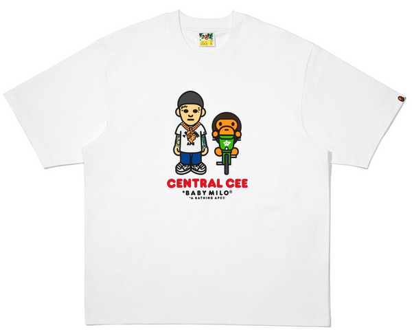 BAPE x Spotify x Central Cee Bax Milo Relaxed Fit Tee White